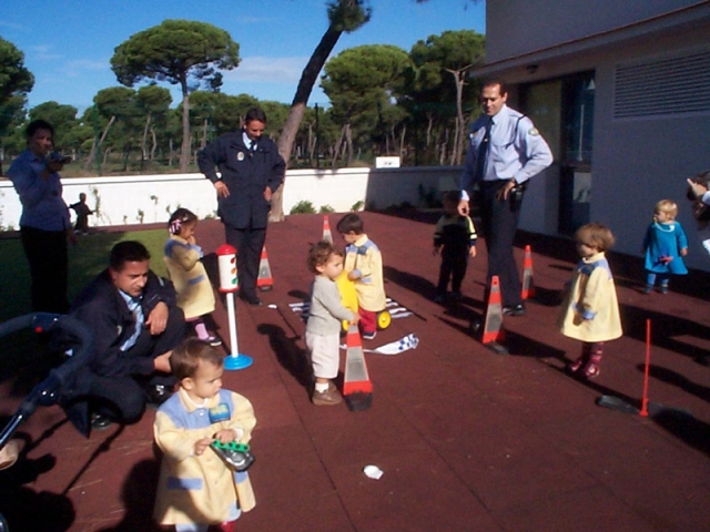 Educacion vial en clase